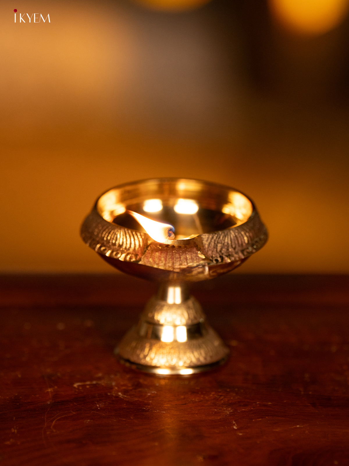 Brass Kubera Diya with Stand - KK26125