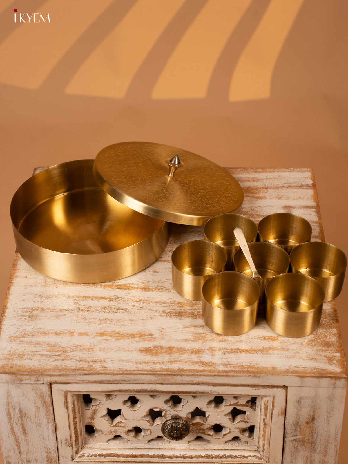 Brass Masala Box - KK26129