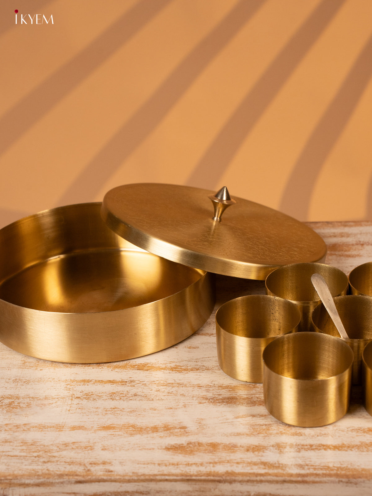 Brass Masala Box - KK26129