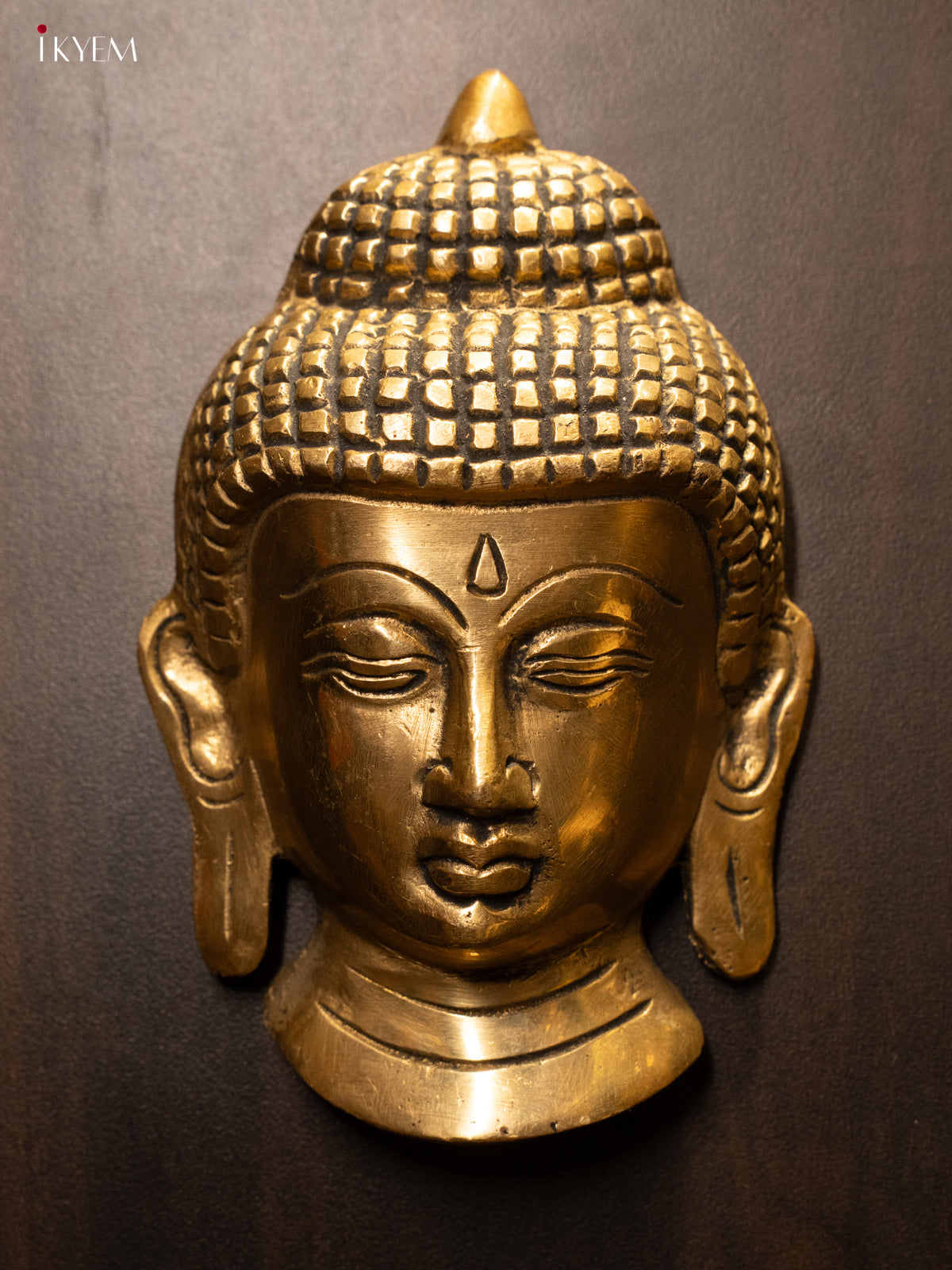 Brass Buddha Face