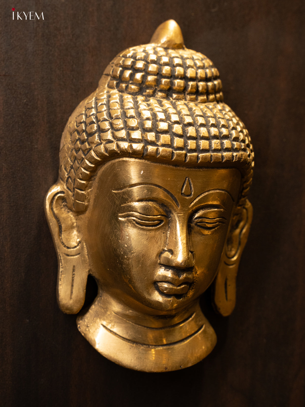 Brass Buddha Face