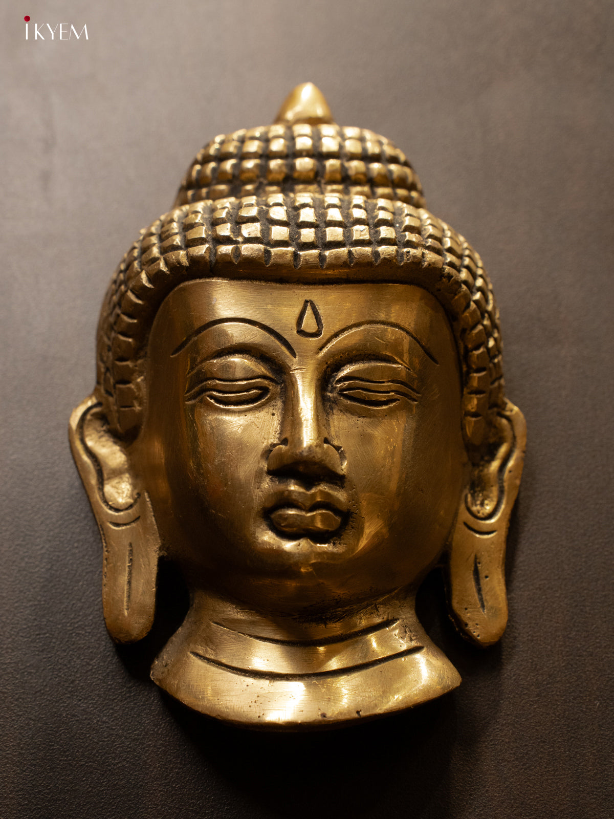 Brass Buddha Face