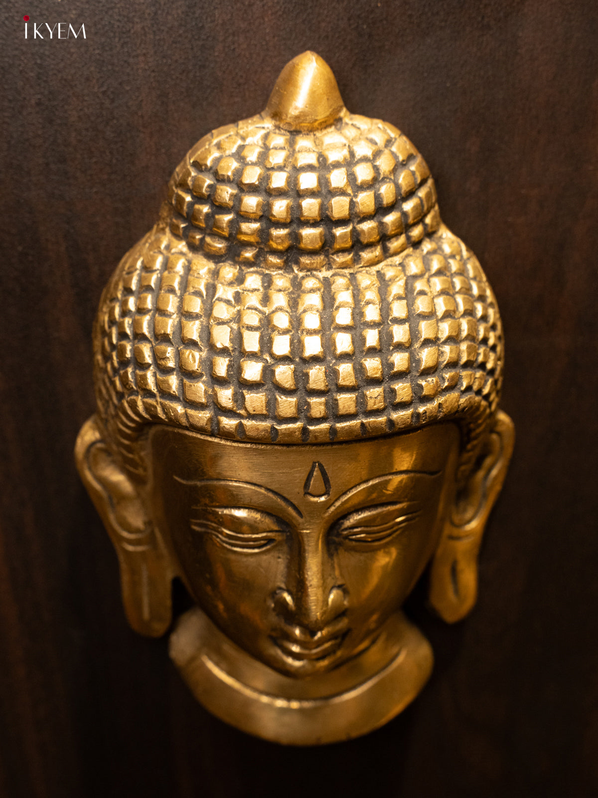 Brass Buddha Face