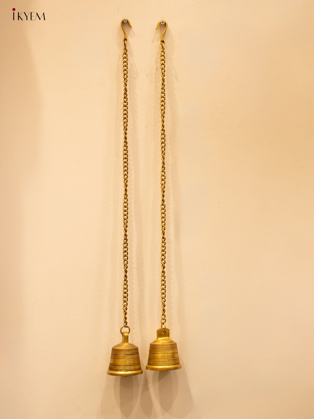 Brass Wall Hanging Bell - Big - 26 Inch - KK26172