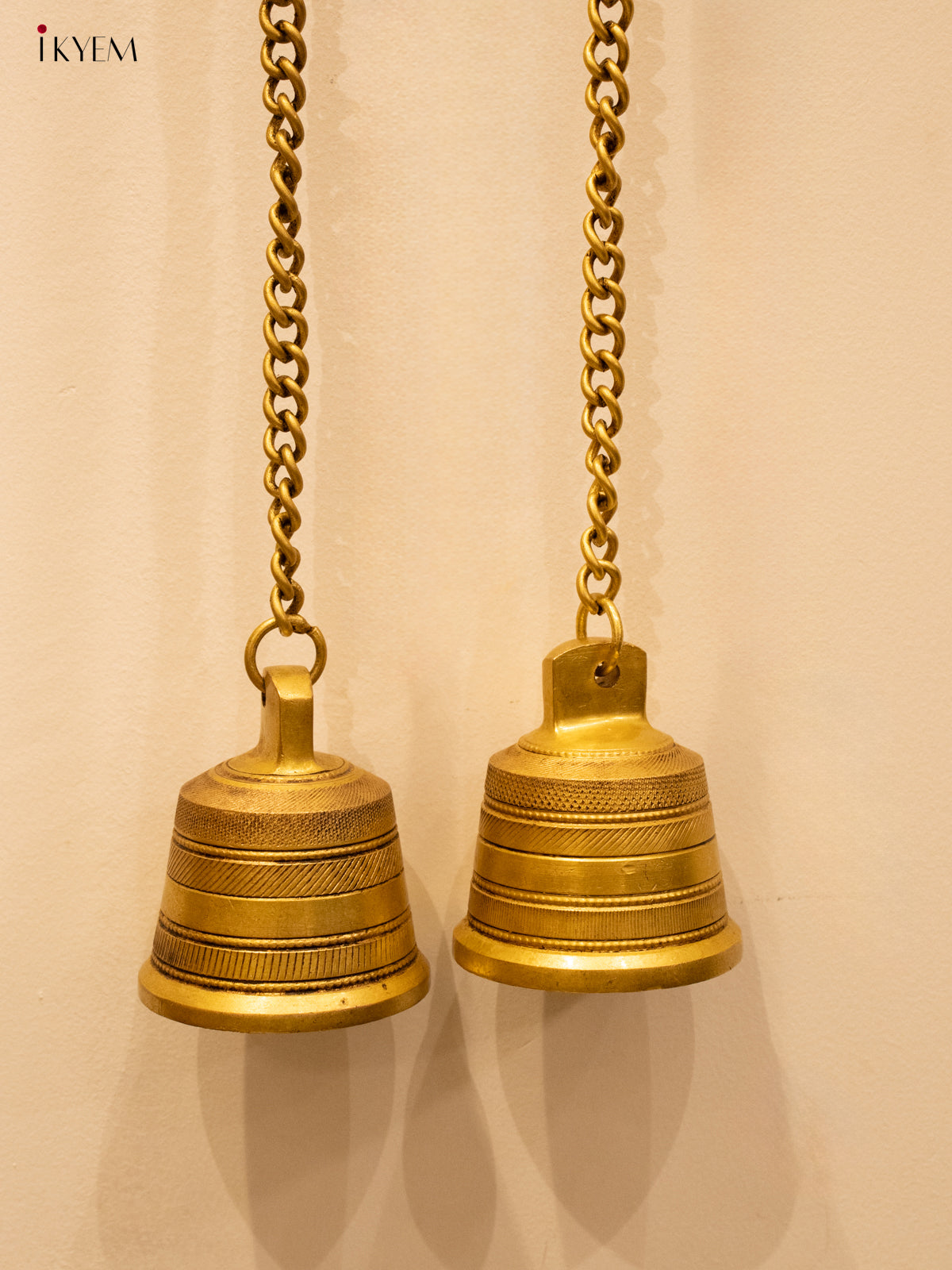 Brass Wall Hanging Bell - Big - 26 Inch - KK26172