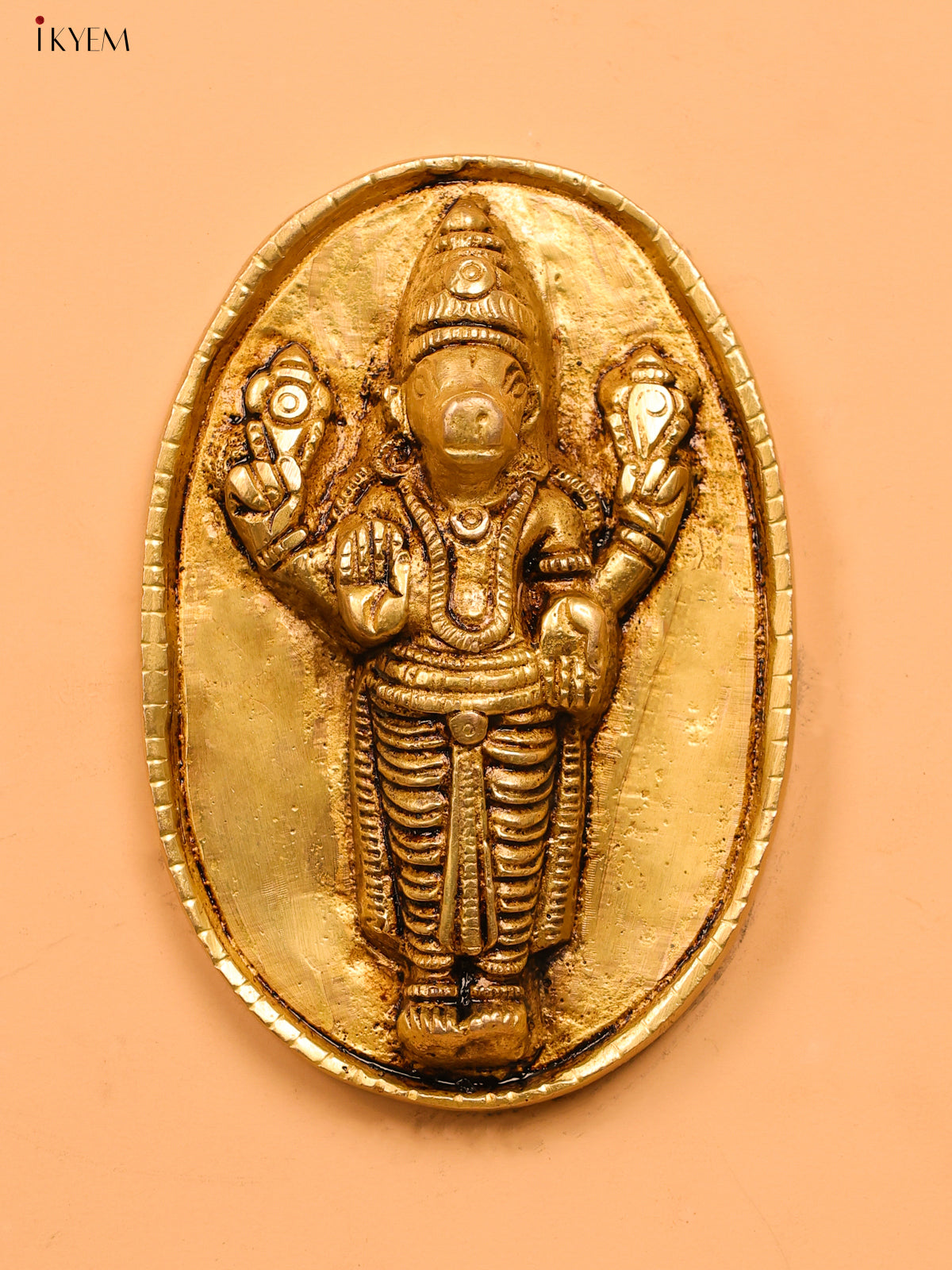 Brass Dasavatharam Wall Hanging - KK26187