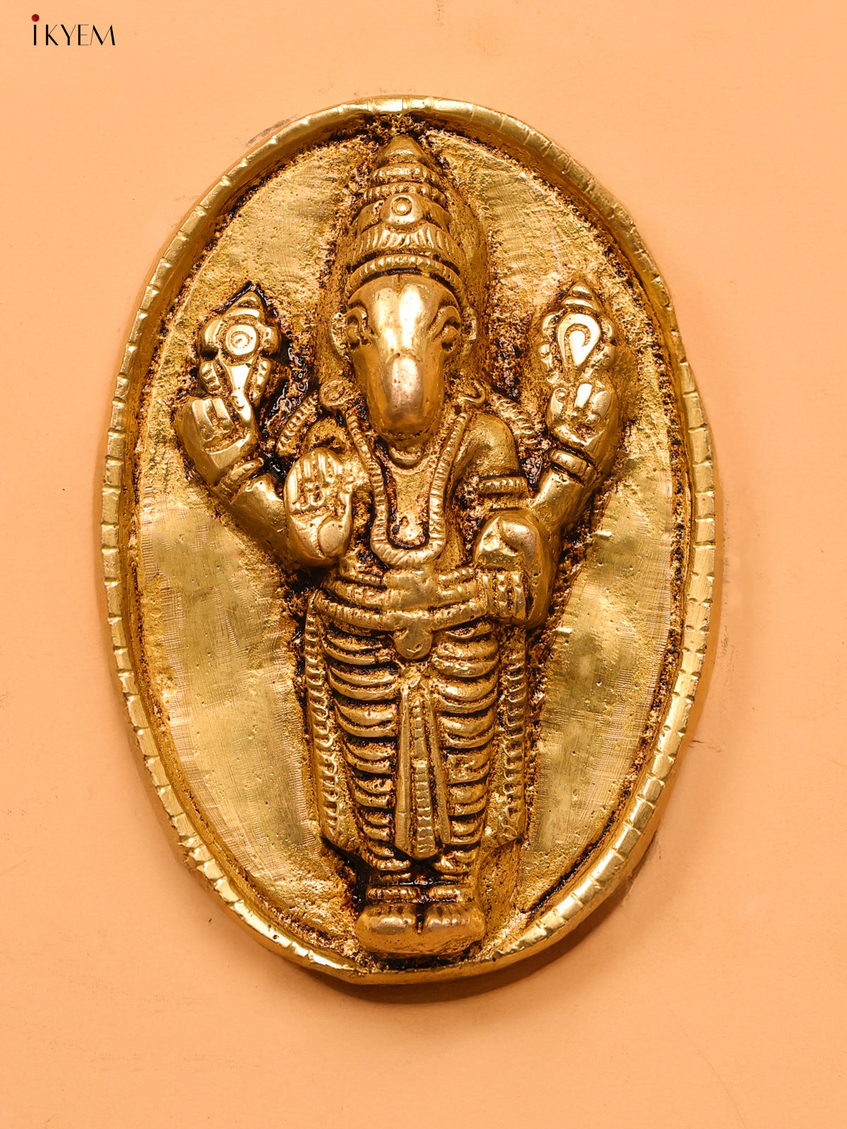 Brass Dasavatharam Wall Hanging - KK26187