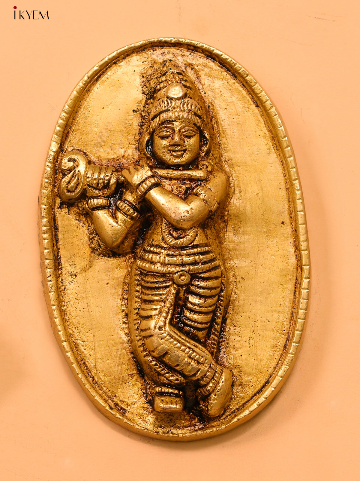 Brass Dasavatharam Wall Hanging - KK26187