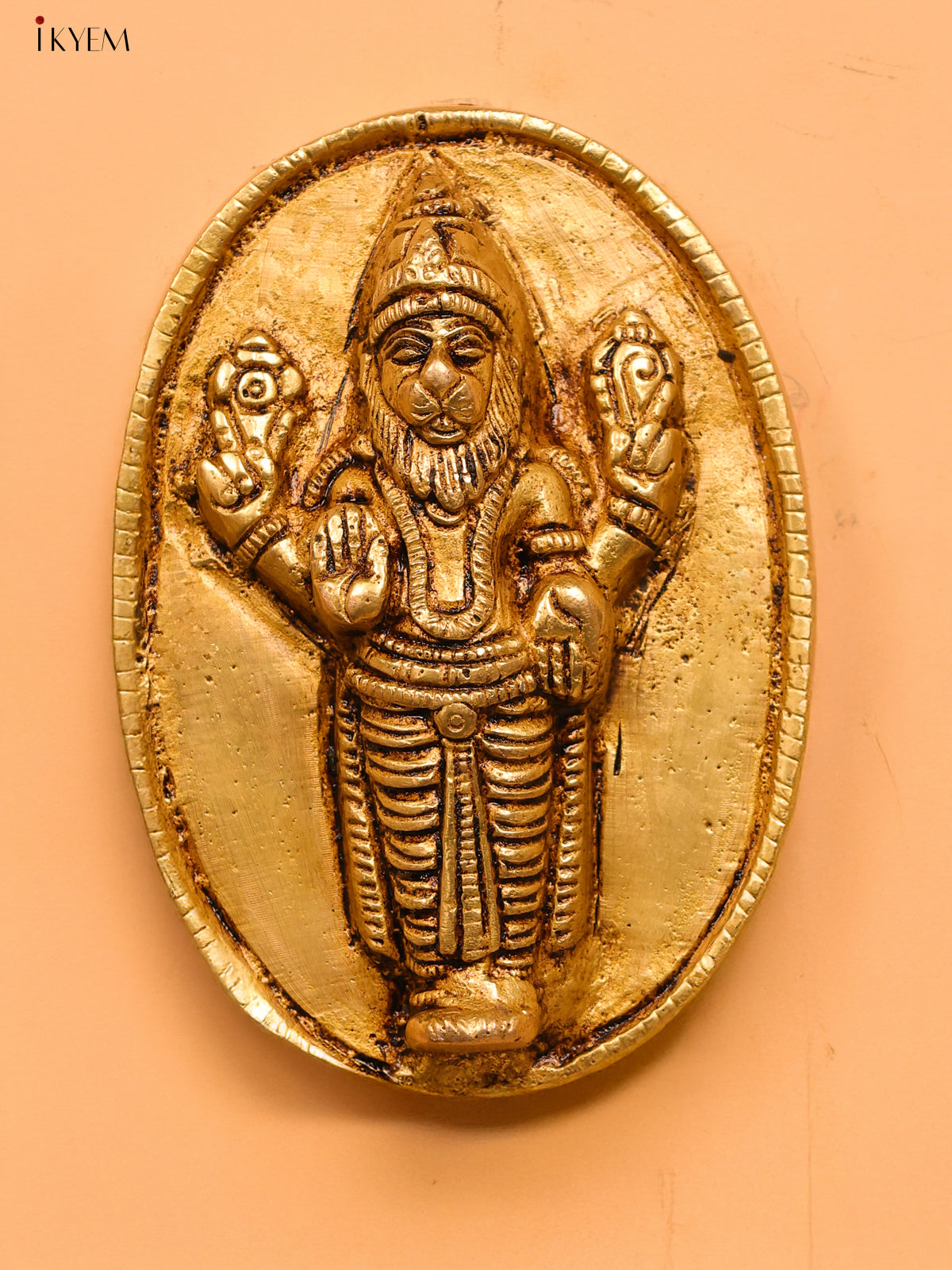 Brass Dasavatharam Wall Hanging - KK26187