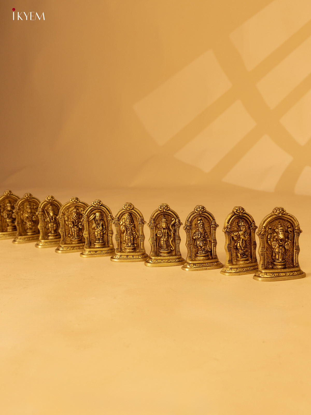 Brass Dasavatharam Idol (set of 10) - KK26189