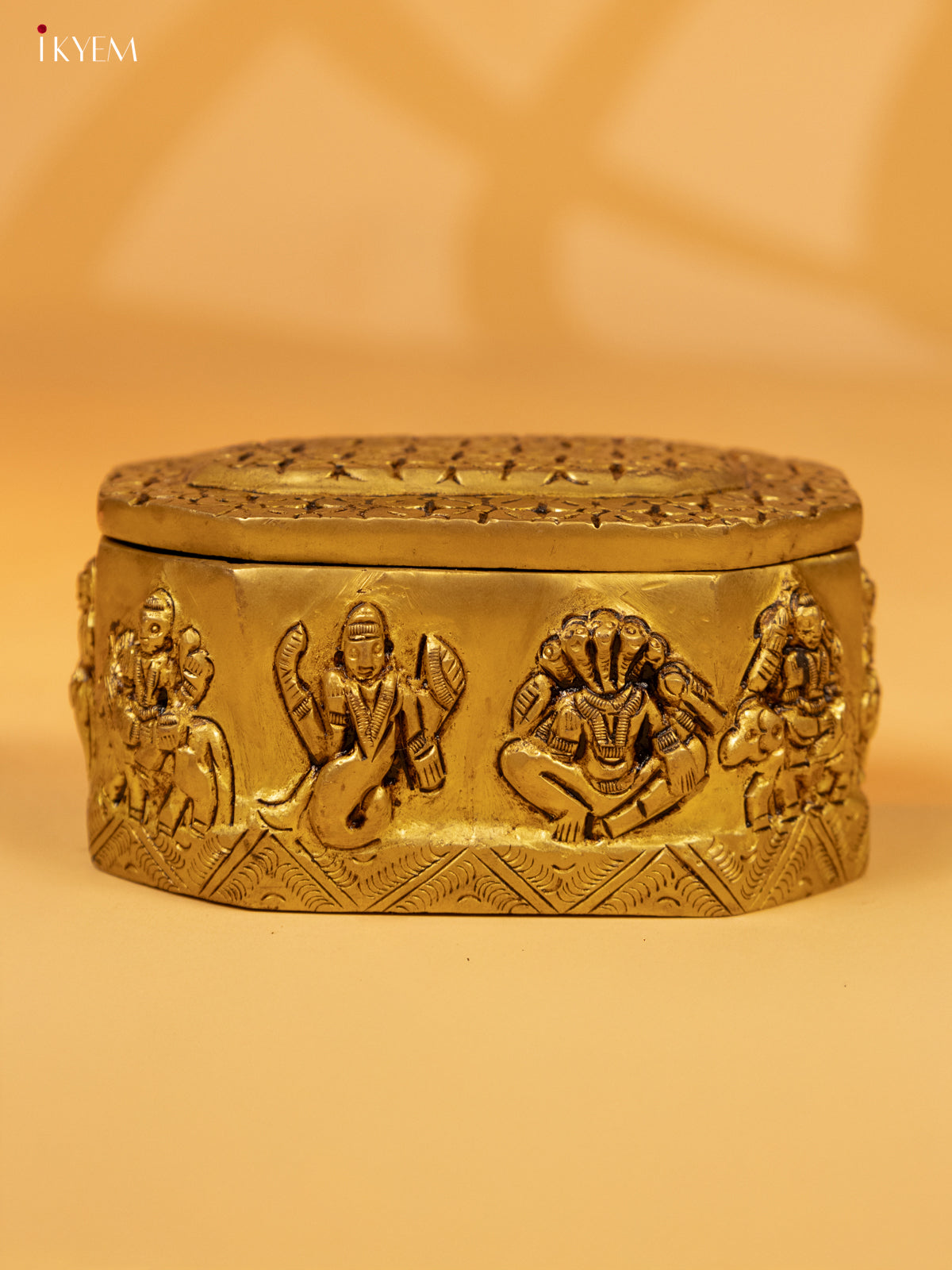 Brass Navagraha Box- KK26211