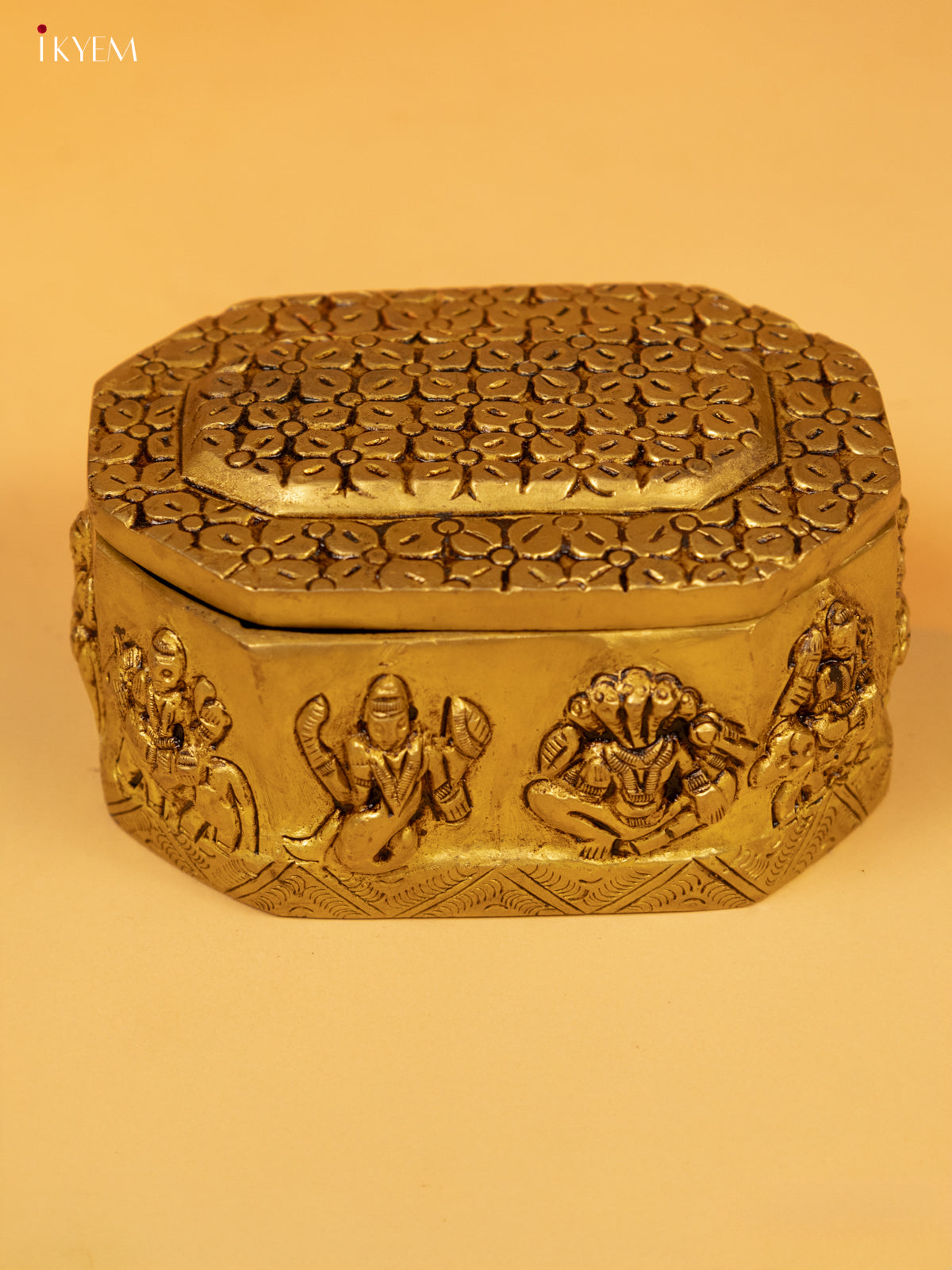 Brass Navagraha Box- KK26211