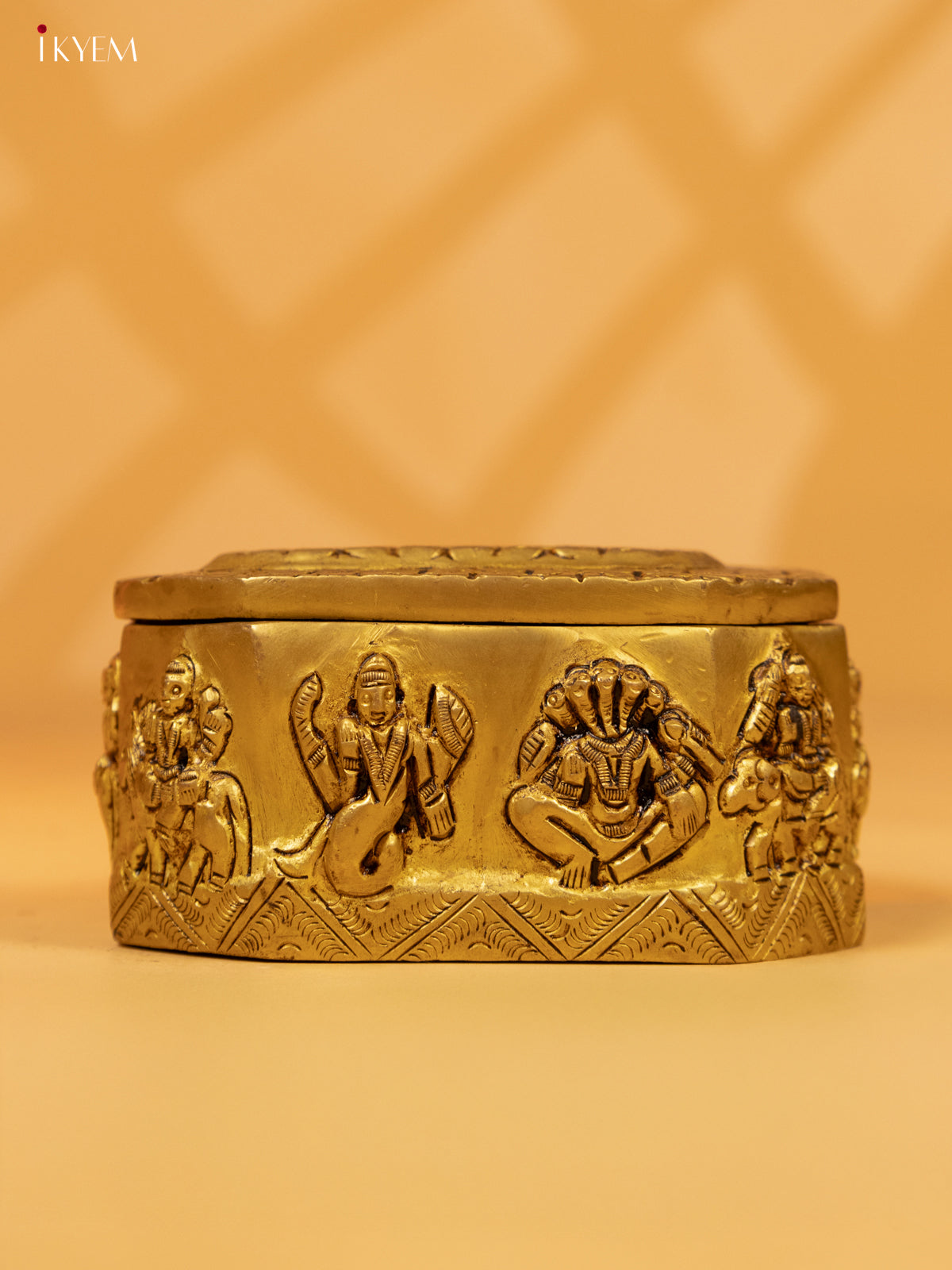 Brass Navagraha Box - KK26211