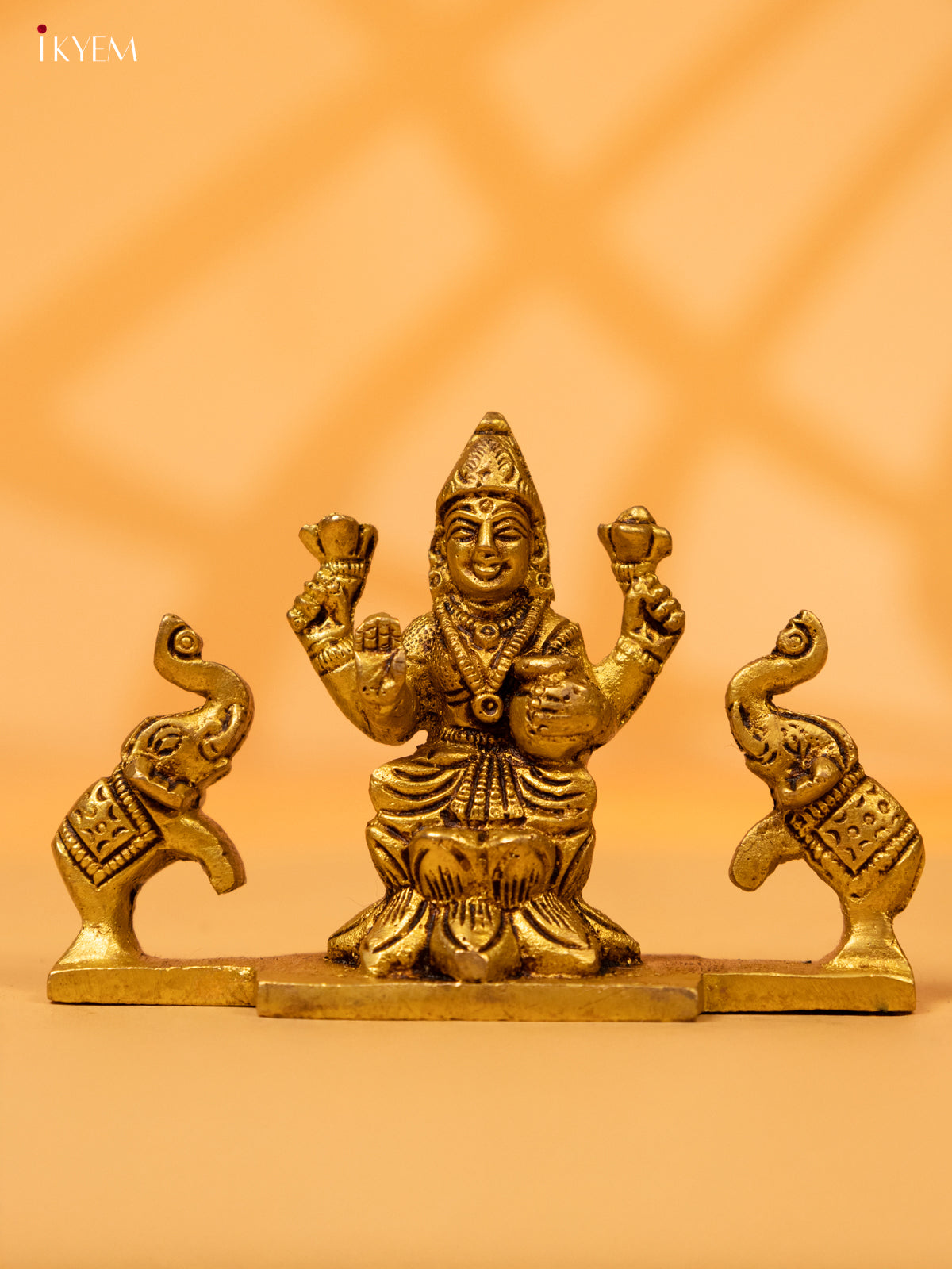 Brass Gajalakshmi Idol