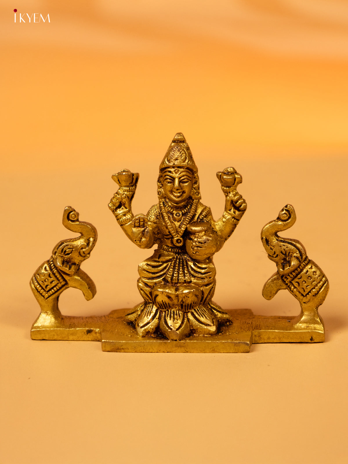 Brass Gajalakshmi Idol