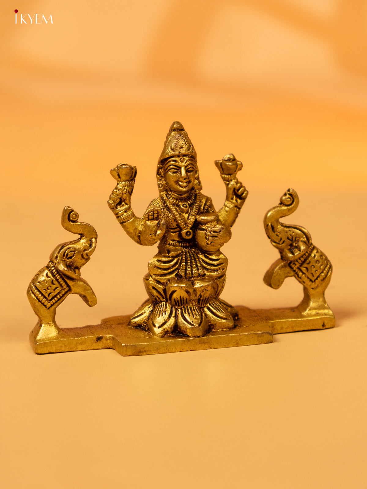 Brass Gajalakshmi Idol