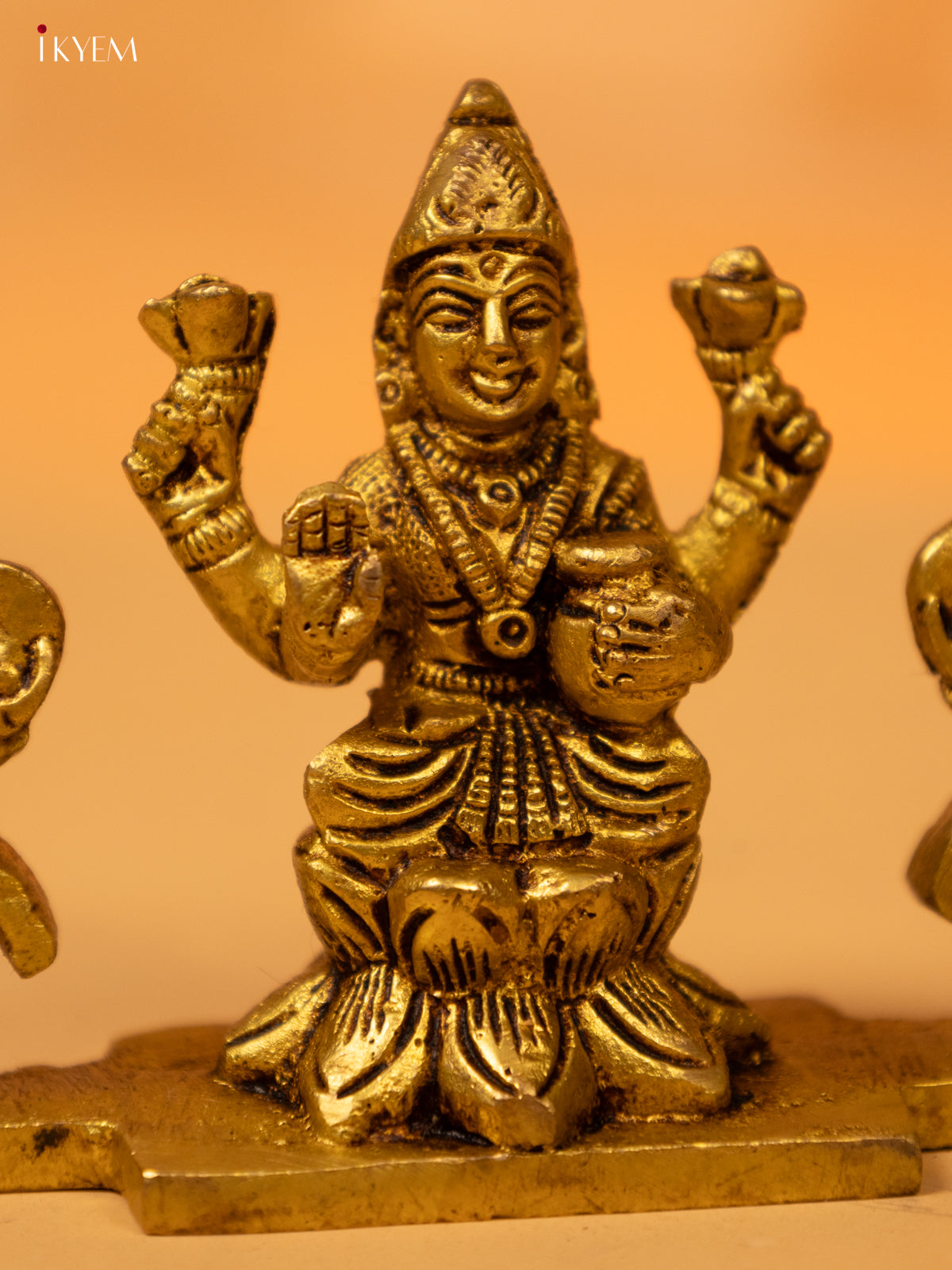 Brass Gajalakshmi Idol