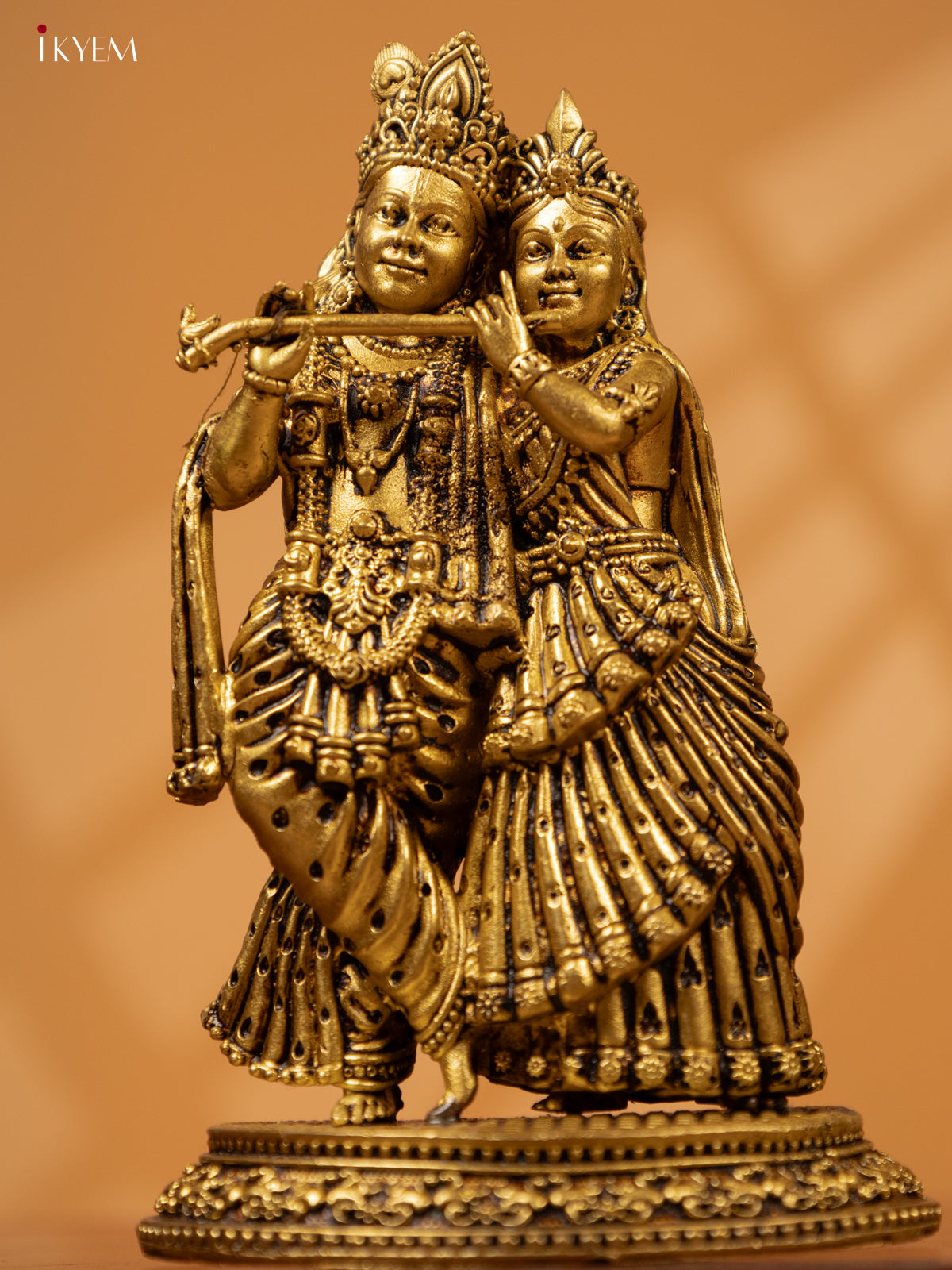 Brass Radha krishna Idol Big