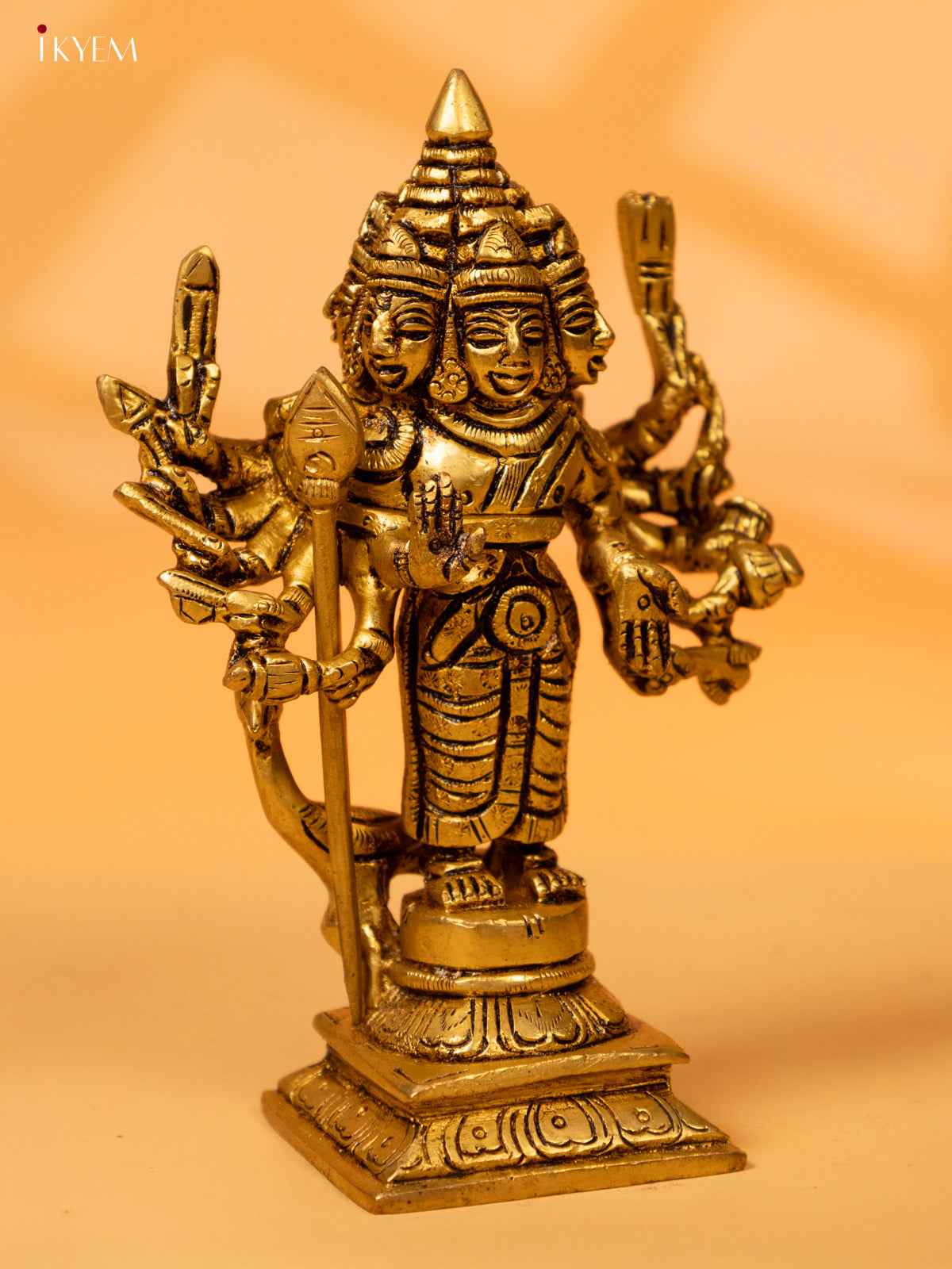 Brass 6 Face Murugar Idol - KK26217