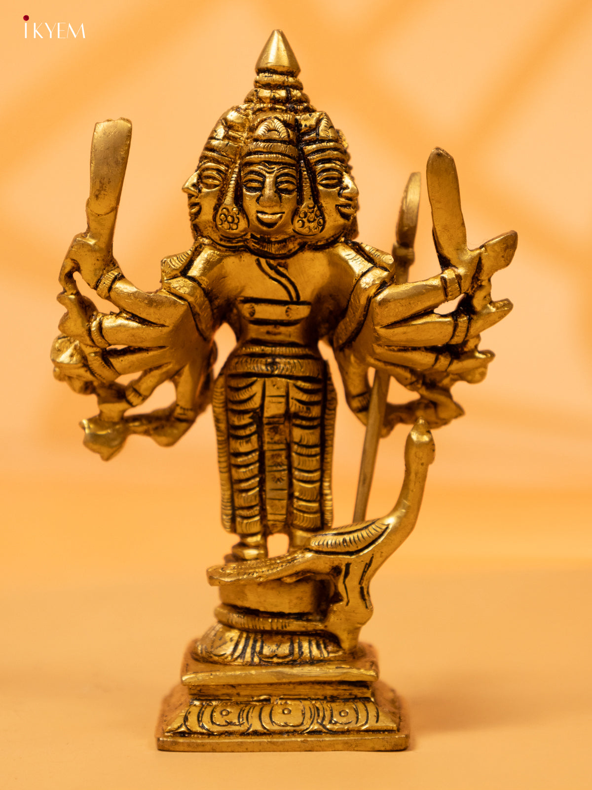 Brass 6 Face Murugar Idol - KK26217