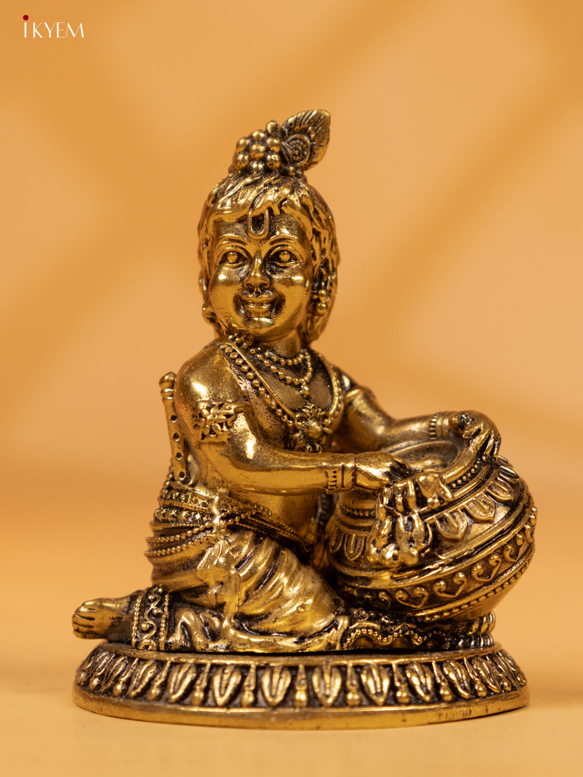 Brass Matki Krishna