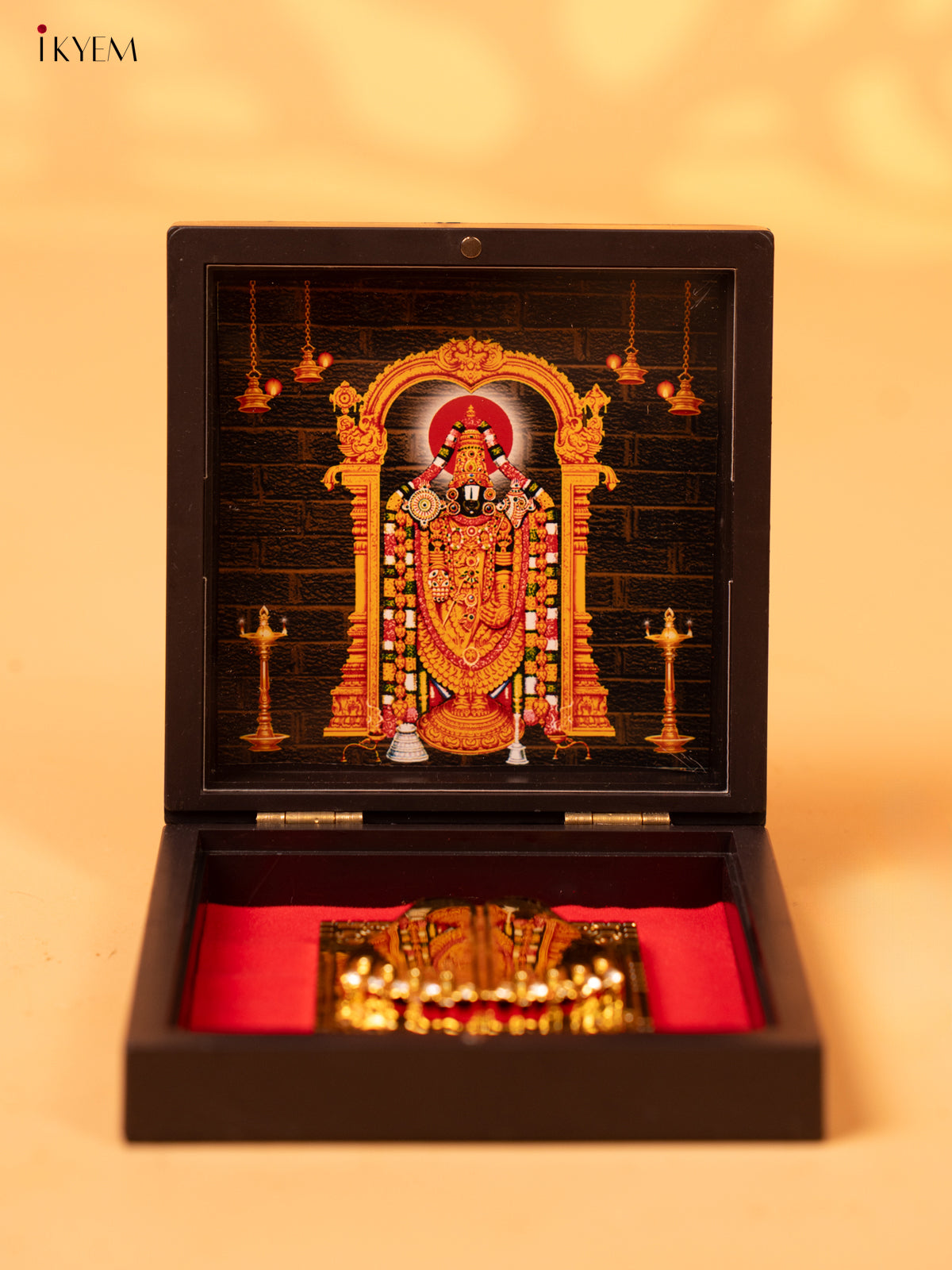 Paduka Box - Lord Balaji (4.5×4.5) Inch- KK26228