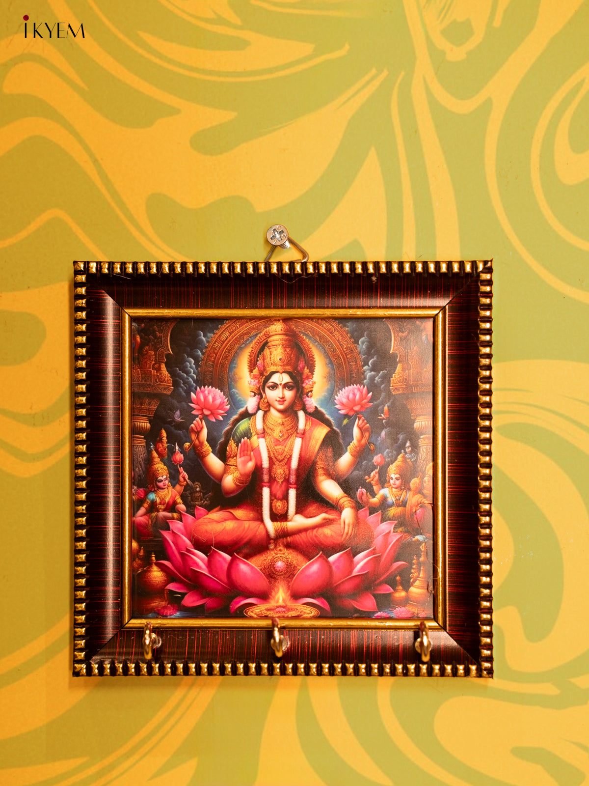 Digital Printed Photoframe Key Hangers - Lakshmi - KK26248