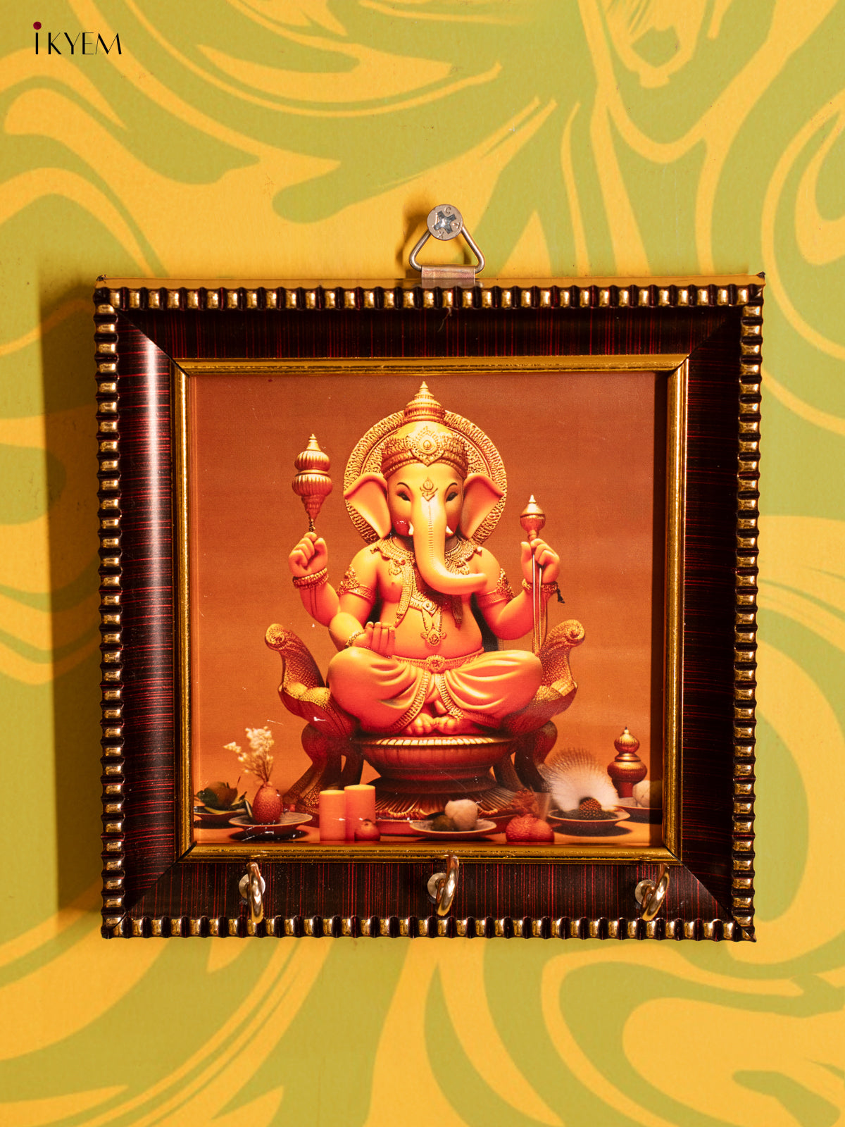 Digital Printed Photoframe Key Hangers - Ganesha - KK26252