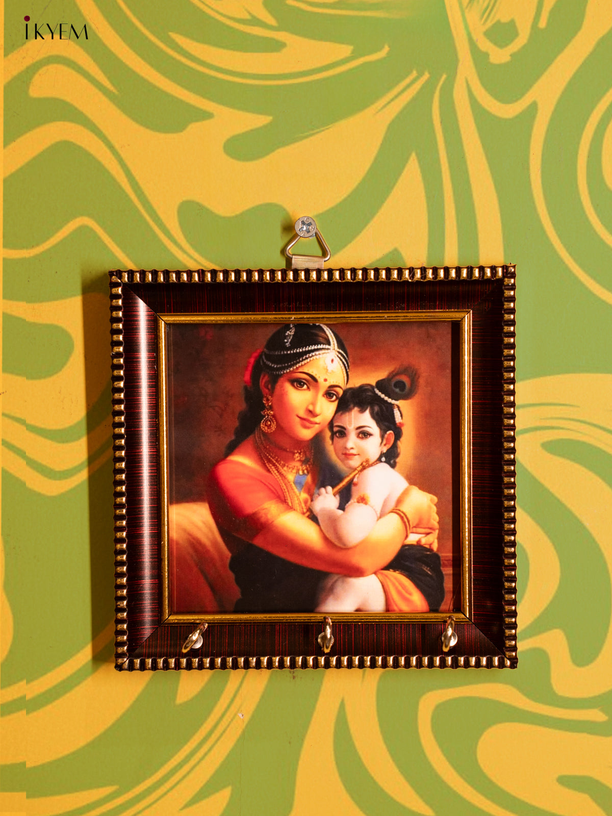 Digital Printed Photoframe Key Hangers - Yashodha & Krishnan - KK26254