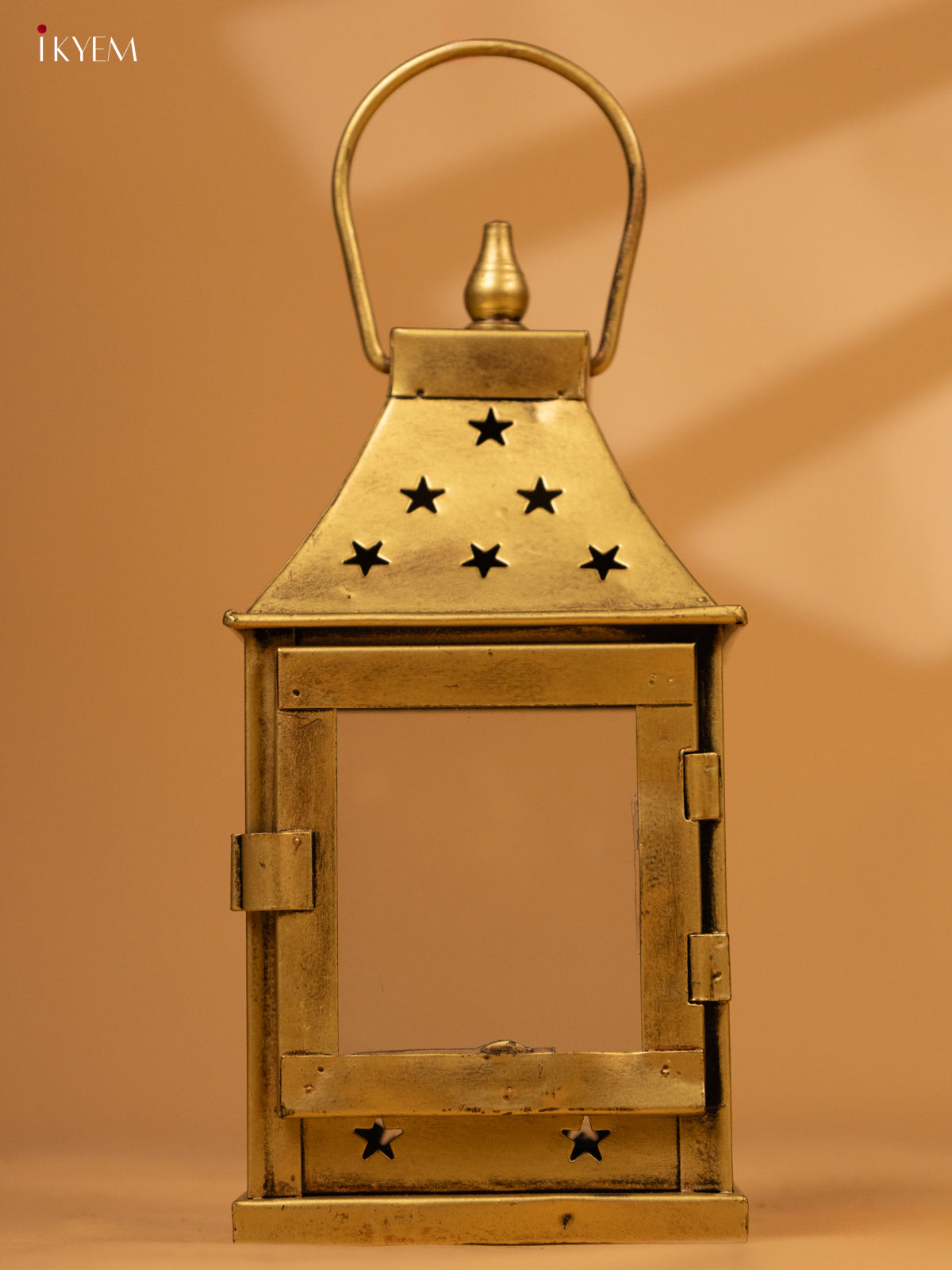 Metal Glass Lantern - Small - KL04119