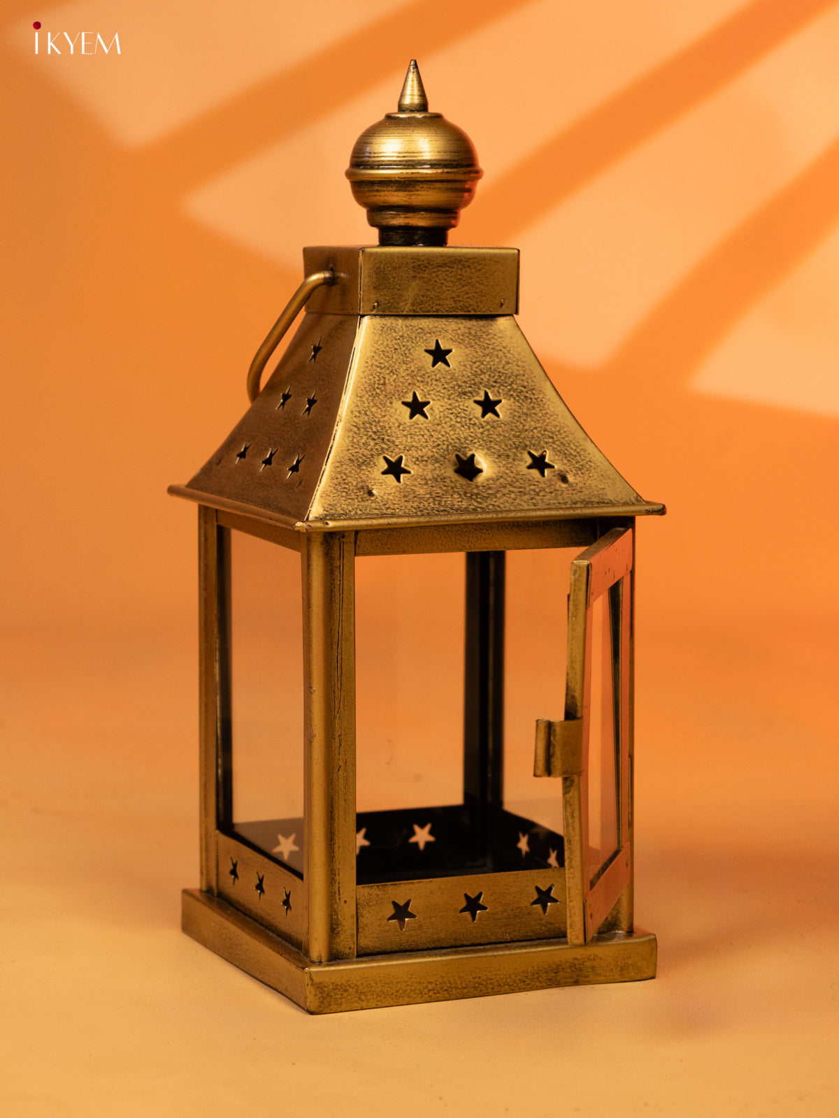 Metal Glass Lantern - Big - KL04120