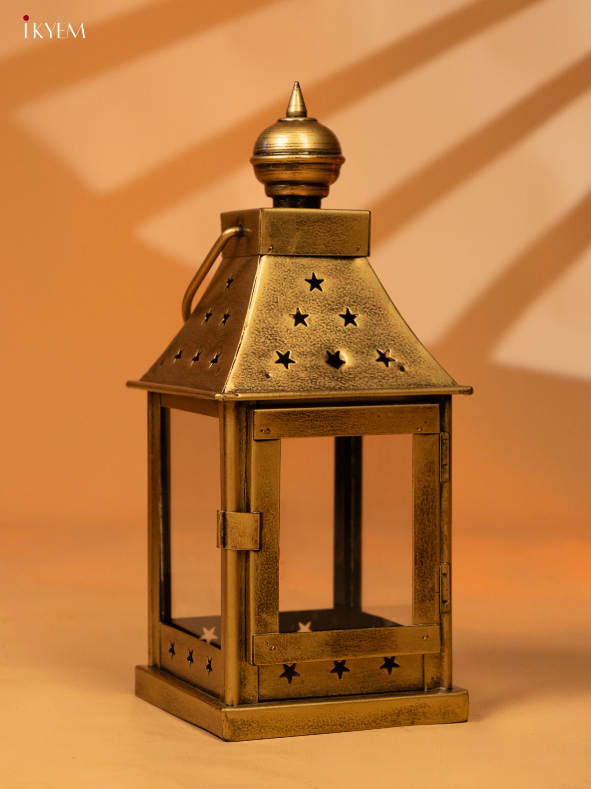 Metal Glass Lantern - Big - KL04120