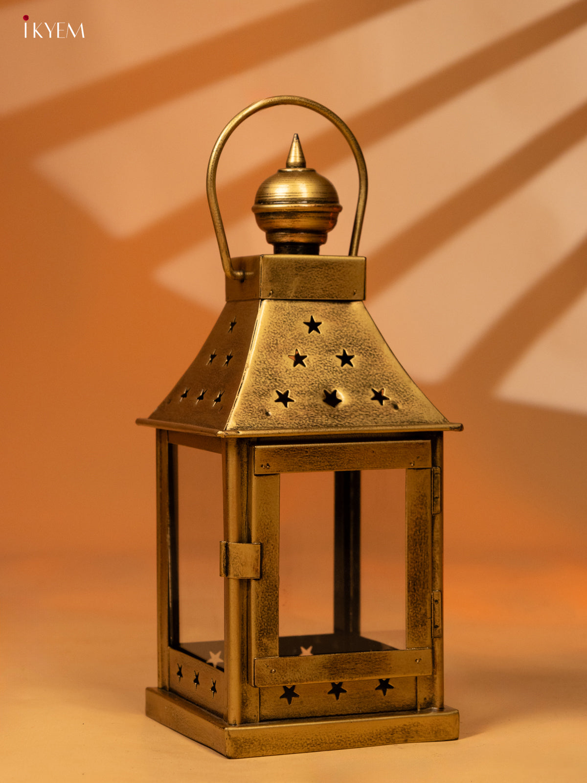 Metal Glass Lantern - Big - KL04120