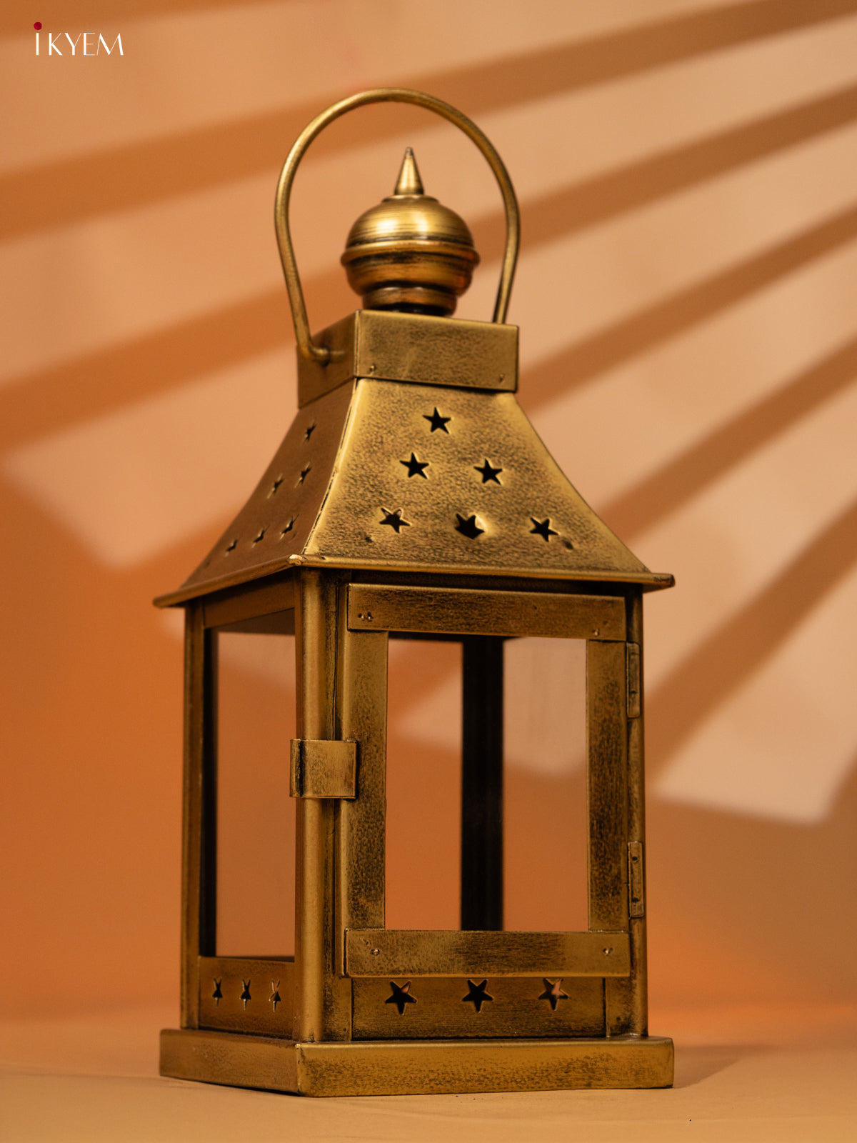 Metal Glass Lantern - Big - KL04120