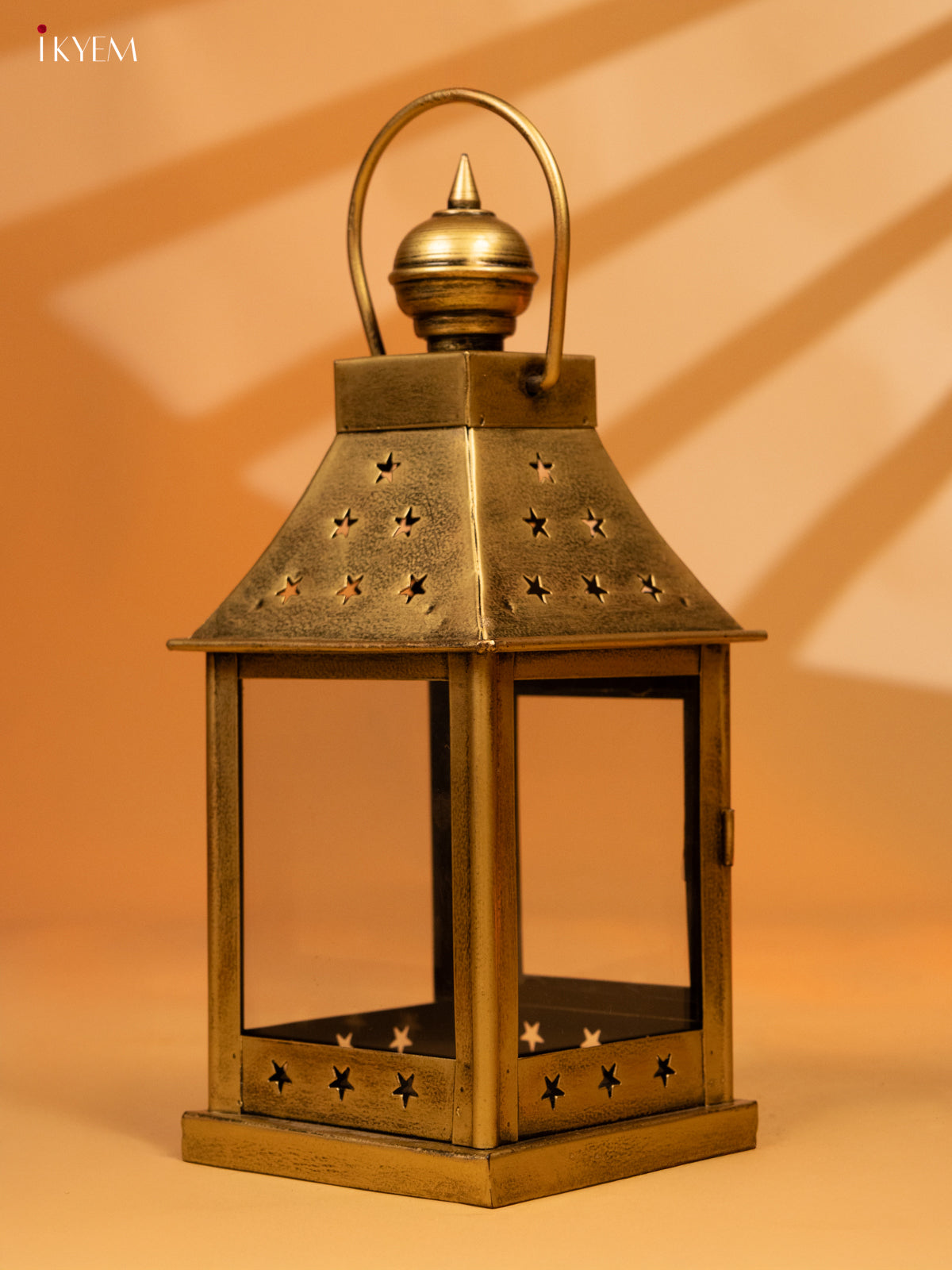 Metal Glass Lantern - Big - KL04120