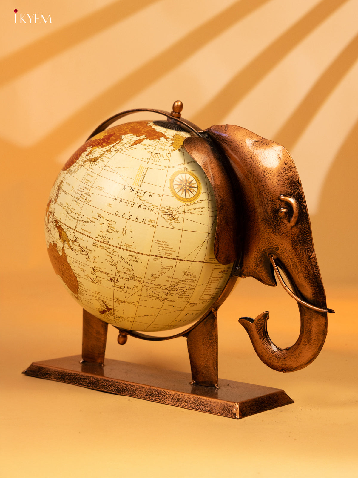 Metal Elephant Globe - Big - KL04127