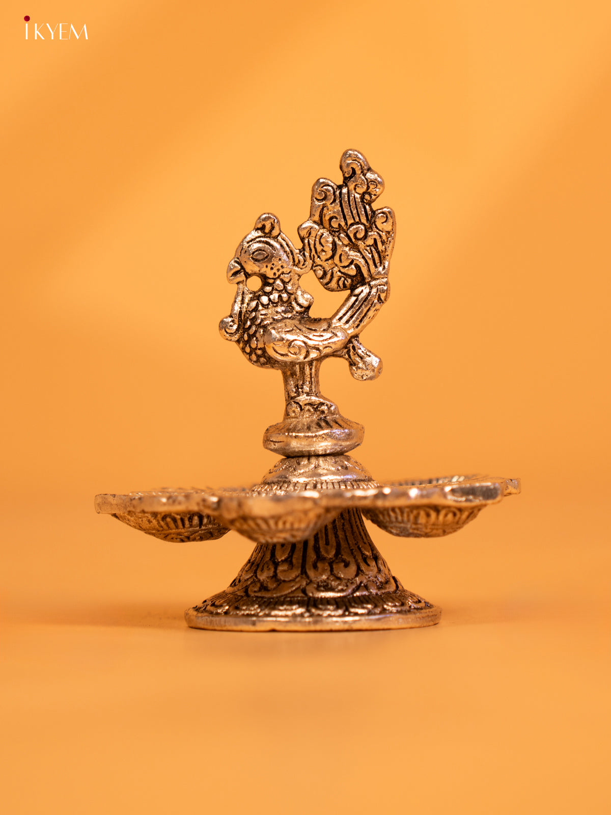 Silver Annapakshi 5-face Diya - KL13115