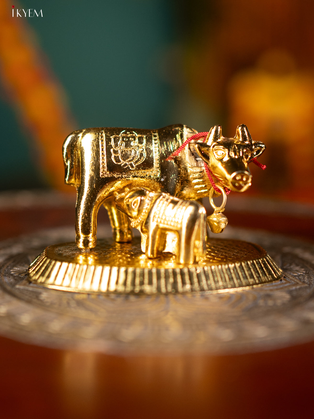 Gold Plated Cow & Calf - KL13118