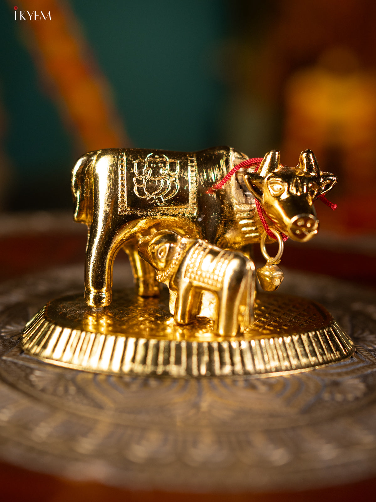 Gold Plated Cow & Calf - KL13118