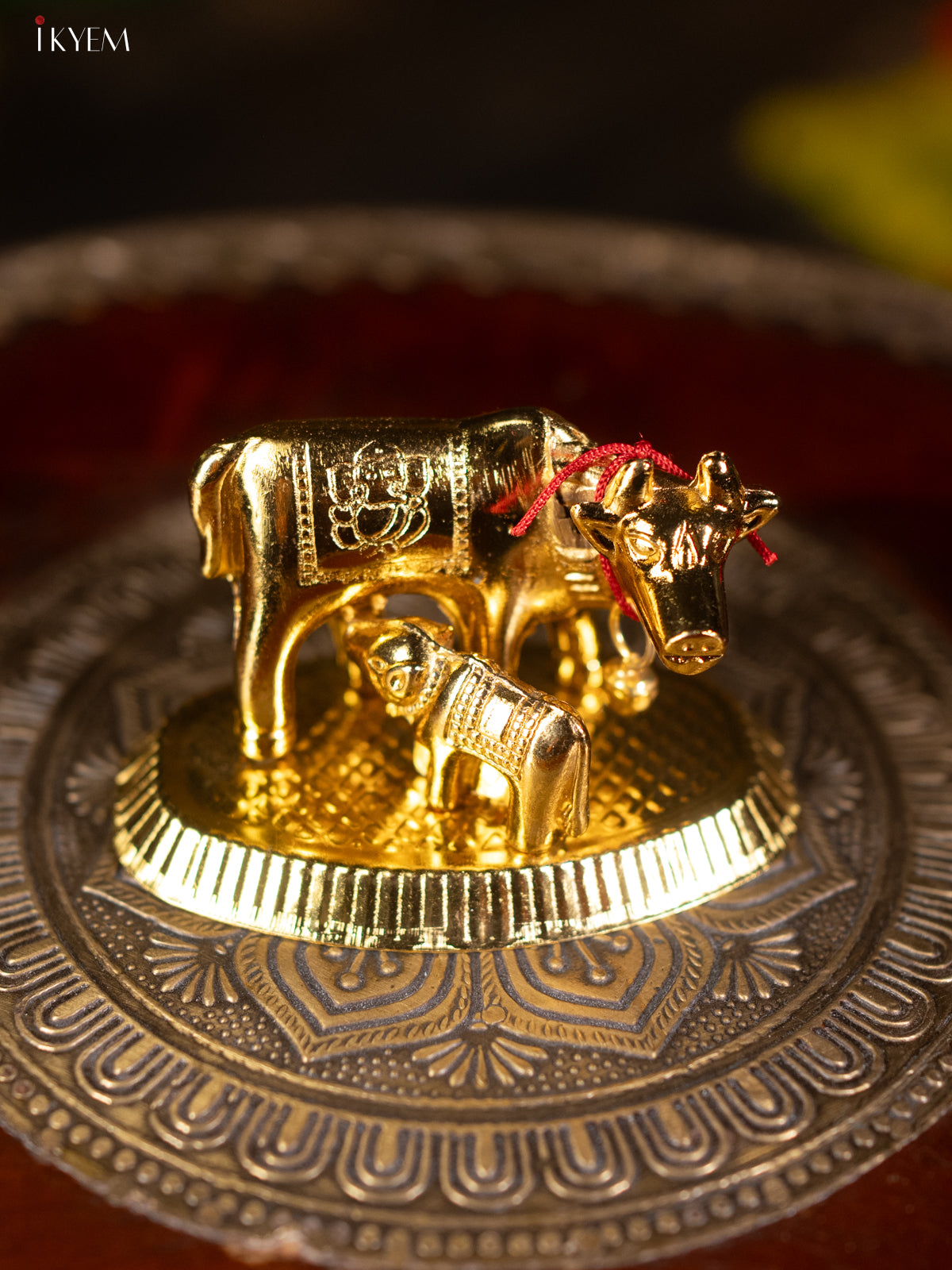 Gold Plated Cow & Calf - KL13118