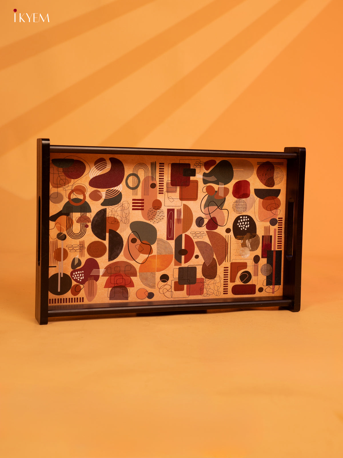 Abstract Art Wooden -Tray Medium -KL18120