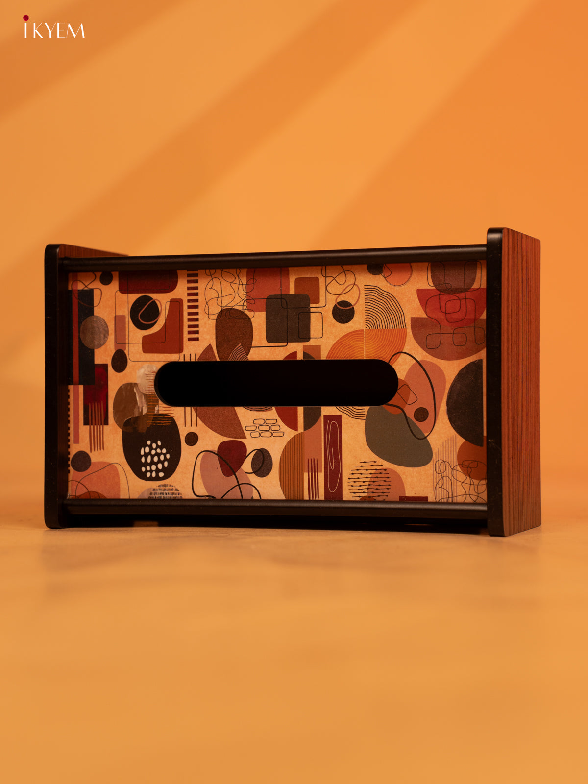 Abstract Art Wooden - Tissue Holder - KL18121