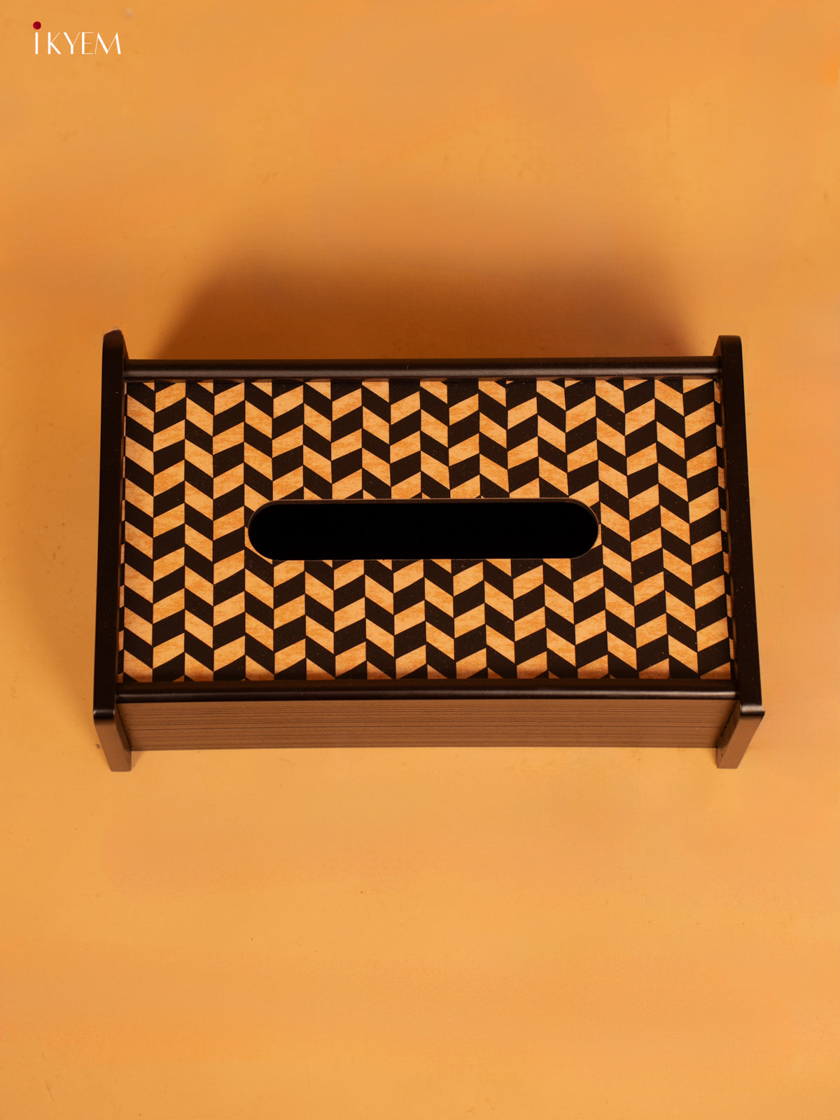 Chevron Wooden - Tissue Holder - KL18133