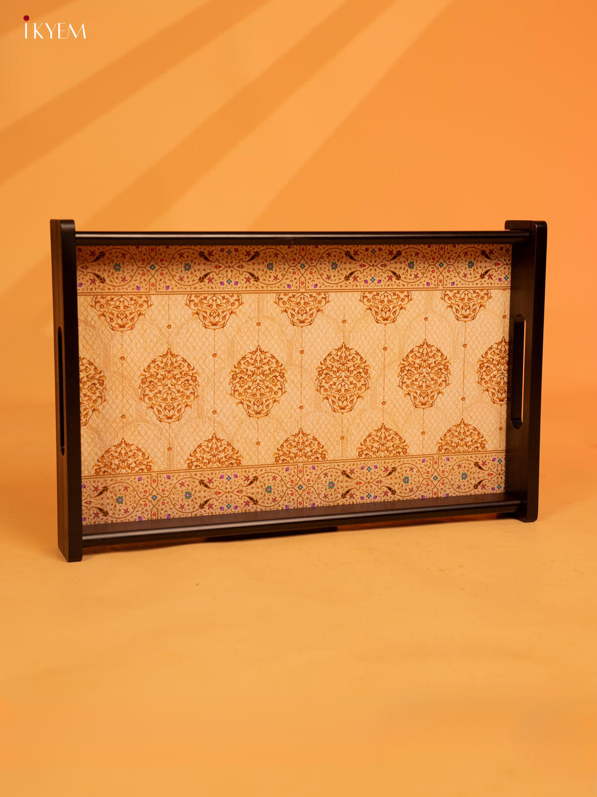 Mughal Aiden Wooden -Tray small-Wenge-KL18135