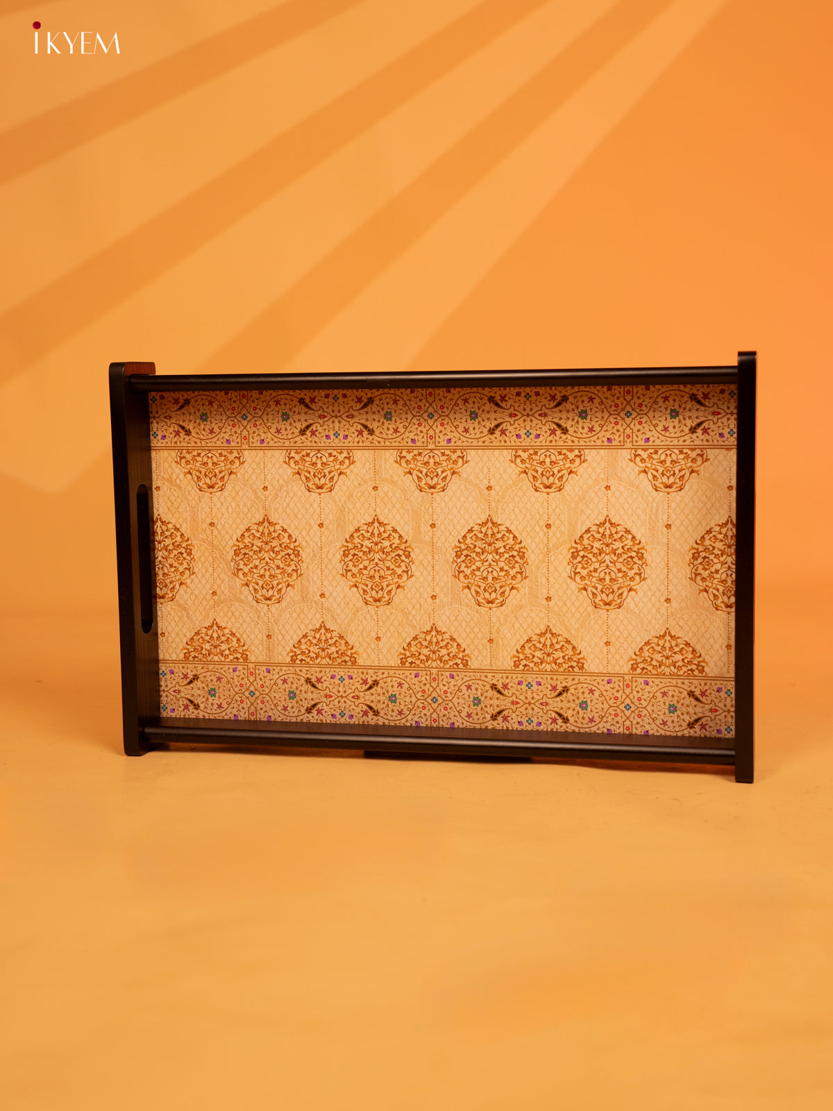 Mughal Aiden Wooden -Tray small-Wenge-KL18135