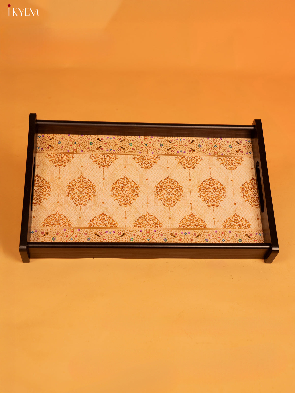 Mughal Aiden Wooden -Tray Medium-Wenge - KL18136