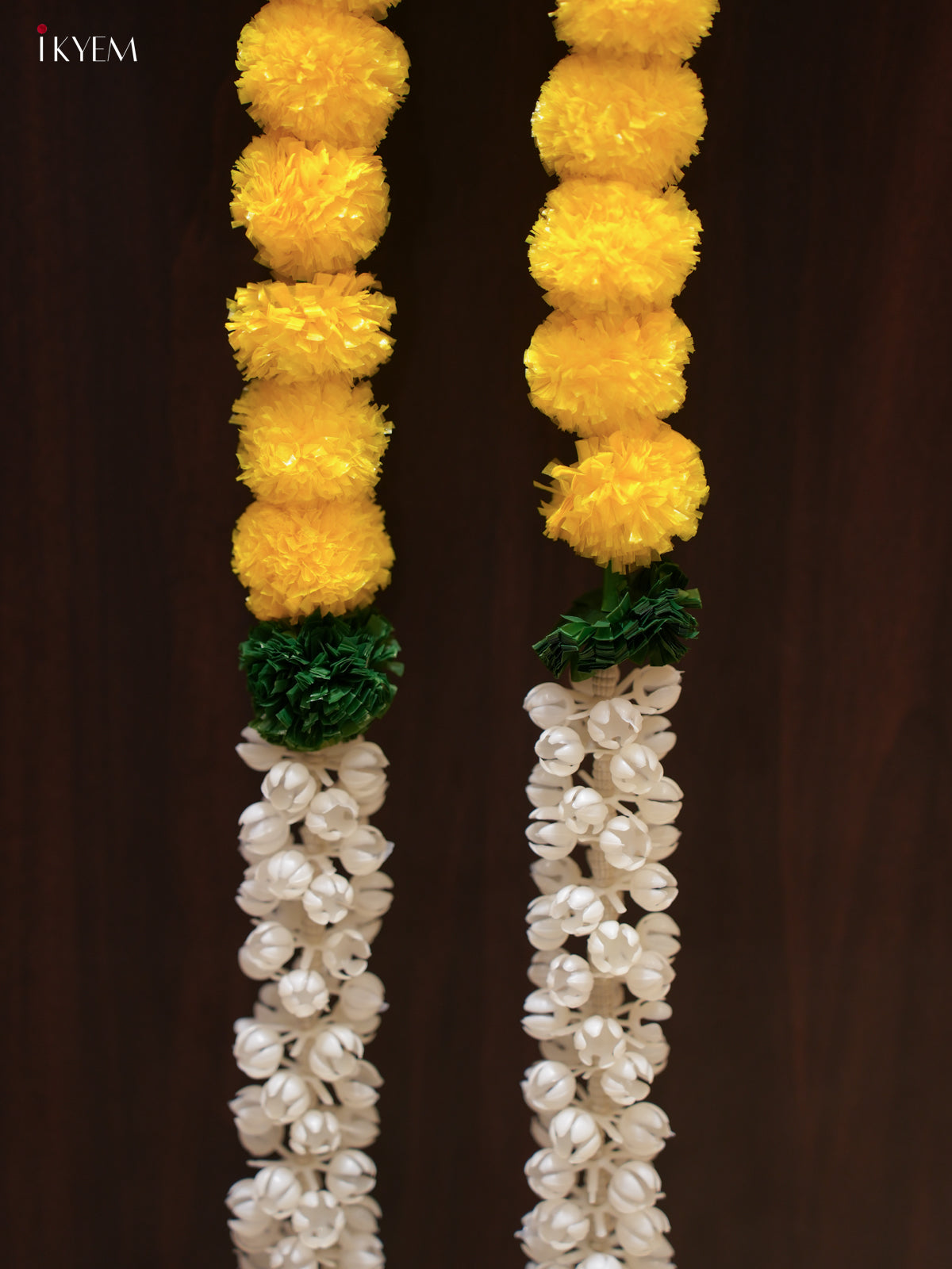 Artificial Flower Thoran - Yellow & White - KL31129