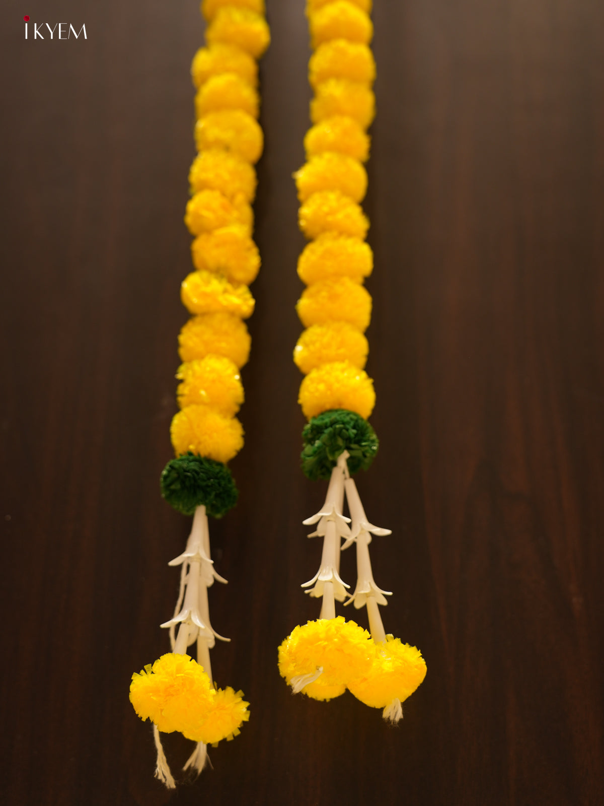 Artificial Flower Thoran - Yellow & White - KL31129