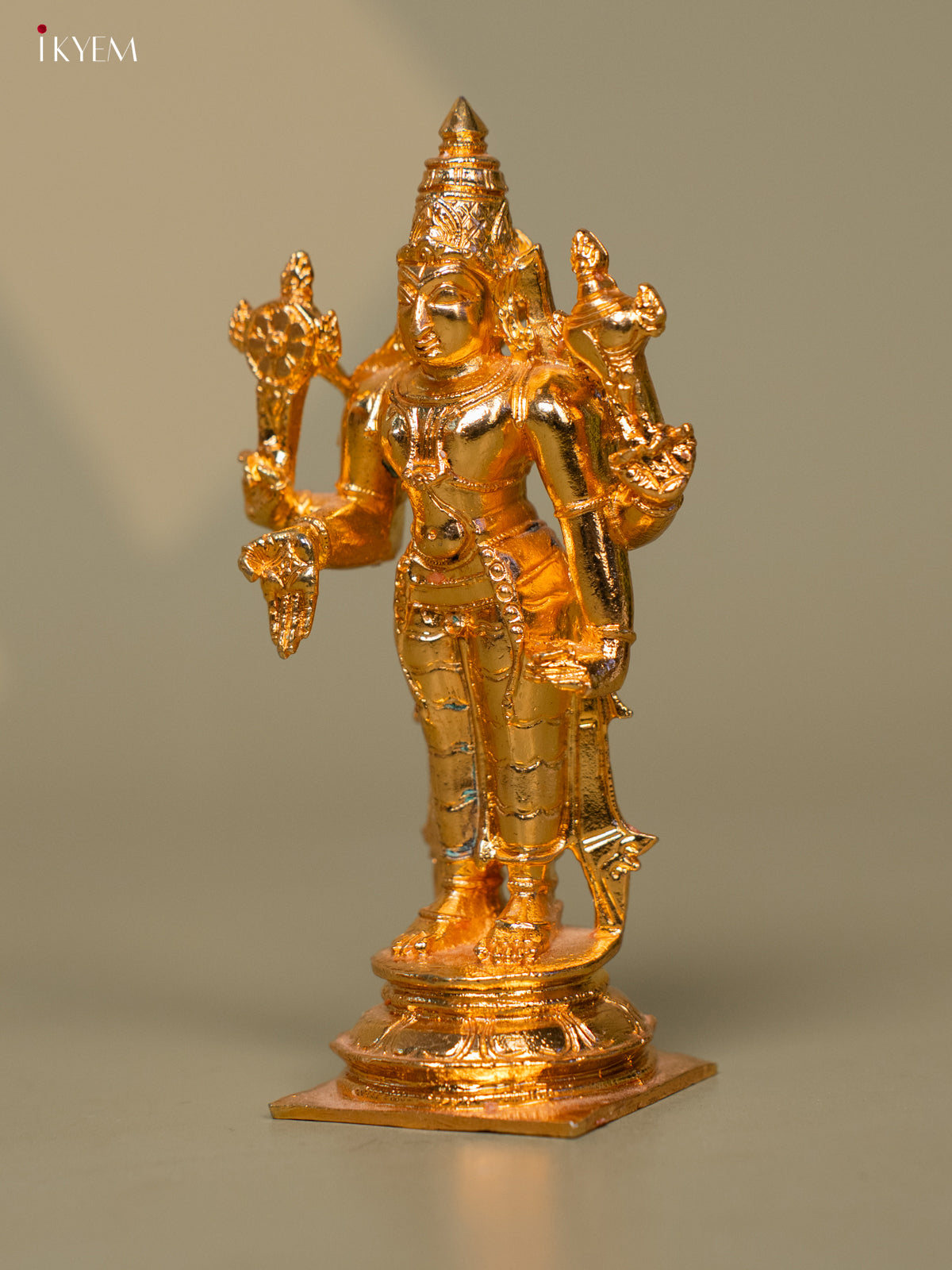 24KT Vishnu Prajapathi Gold Finish