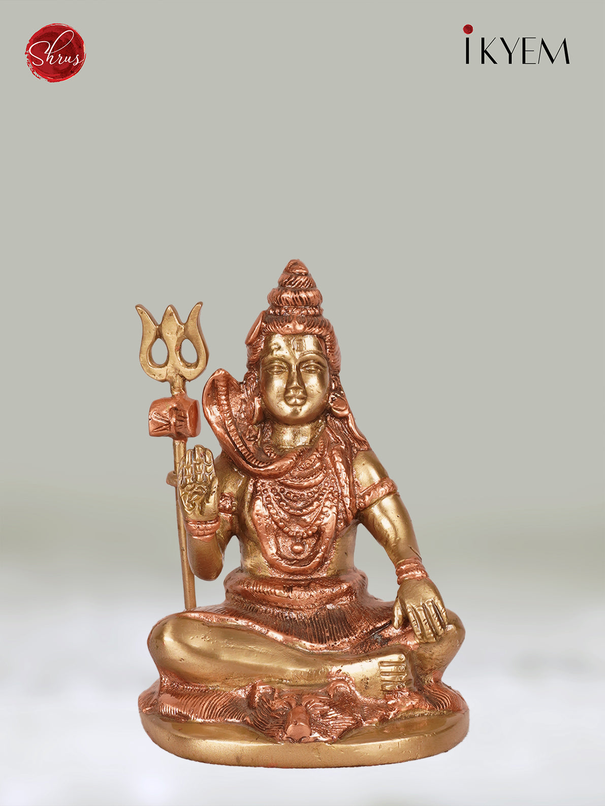 Lord Shiva in Dual tone (Brass & Copper), Feature rich. Perfect for your pooja room